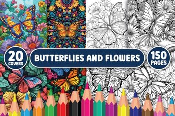 Preview of Spring april Butterflies and Flowers Coloring Pages