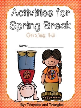 spring break homework first grade