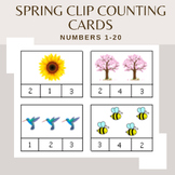 Spring clip counting 1-20