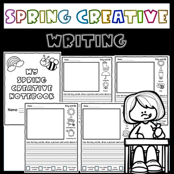 Spring creative writing notebook by Maestrabarberia | TPT