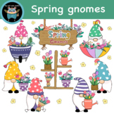 Spring gnomes clip art