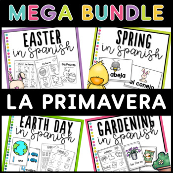 Preview of Spring in Spanish La Primavera Mega Bundle