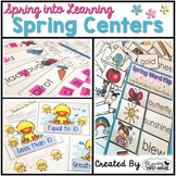 Spring Centers for Math and Literacy ~ Spring into Learning