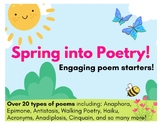Spring into Poetry in April! Play with words and repetitio