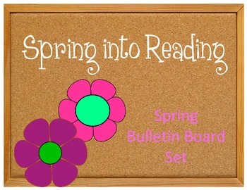 spring library bulletin board