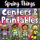 Spring Worksheets and Centers Bundle