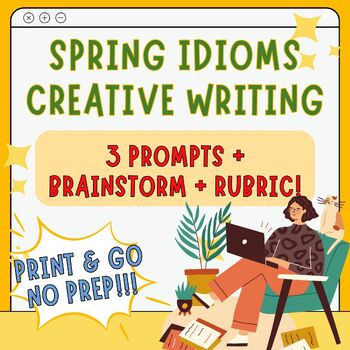 Preview of Spring into Writing: Creative Writing Pack with Spring Idioms