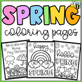 Spring is Here! First Day of Spring Coloring Pages! Activi