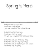 Spring is Here Song