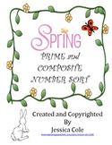 Spring is here!!! Prime and Composite Numbers Sort
