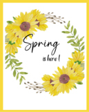 Spring is here poster