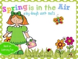 Spring is in the Air play dough work mats