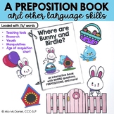 Spring or Easter Preposition Book with WH- Questions, Prop