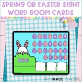 Spring or Easter Sight Words Boom Cards | Digital Reading Centers