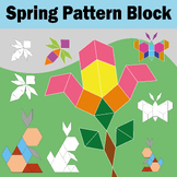 Spring pattern blocks: insect pattern blocks- flower patte