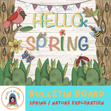 Spring’s Bulletin Board, Spring Door Decor ,Clip Art, Natu