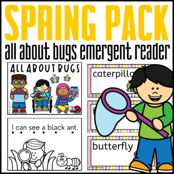 Preview of Spring's Emergent Reader {All About Bugs}