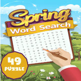 Spring sight word search | Spring editable spelling practi