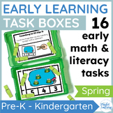 Spring task boxes - activities for morning tubs, centers o