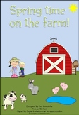 Spring time on the farm literacy and math activities