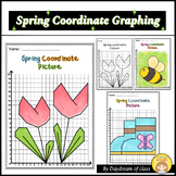 Spring tulip Coordinate Graphing Pictures  Math Activities