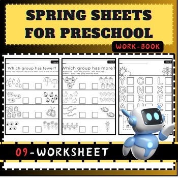 Preview of Spring worksheets for preschool