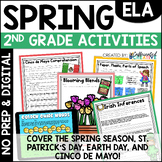 Spring Reading Writing Activities Worksheets 2nd Grade No 
