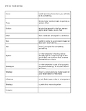 Springboard Grade 9 Unit 1.1 Vocabulary worksheets