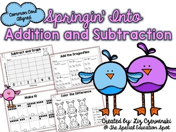 Addition and Subtraction Common Core Aligned by Liz Clapp | TpT