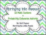 Springing into Summer Math Centers