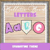 Springtime Bulletin Board Lettering