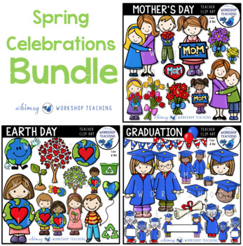 Preview of Springtime Celebrations Clip Art BUNDLE