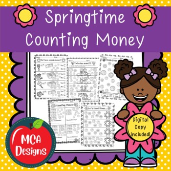 Preview of Springtime Counting Money