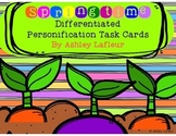 Springtime Differentiated Personification Task Cards