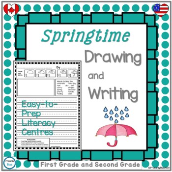 Preview of Spring Directed Drawing and Writing Activities