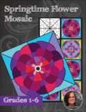 Springtime Flower Mosaic - Collaborative Coloring Sheets -