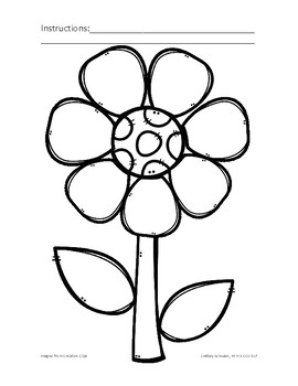 Springtime Flower Open-Ended Worksheet by A Speachie World | TPT
