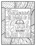 Between the Pages of a Book is a Lovely Place to Be Colori