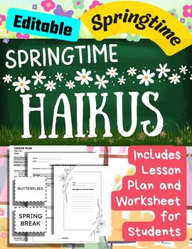 Preview of Springtime Haikus Spring Creative Writing Poetry Middle School ELA No Prep Fun