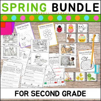 Preview of Springtime Learning Mega Bundle: Reading, Word Families, Math,& More 4 2nd Grade