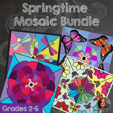 Springtime Mosaic Bundle - Collaborative Coloring Sheets
