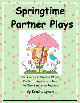 Preview of Springtime Partner Plays with Corresponding Puppets!