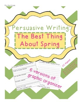 Preview of Springtime Opinion / Persuasive Writing - CC Aligned