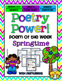 Poem of the Week: Springtime Poetry Power! Daily Literacy 