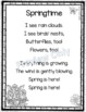 Springtime - Printable Poem for Kids by Little Learning Corner | TpT