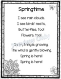 Springtime - Spring Printable Poem for Kids