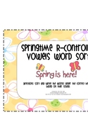 Springtime R-Controlled Vowels Word Sort