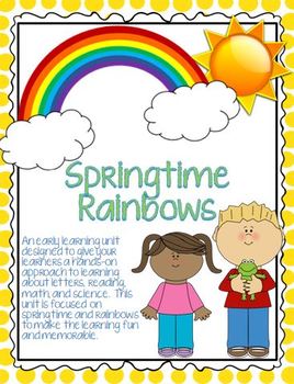 Preview of Springtime Rainbows Unit