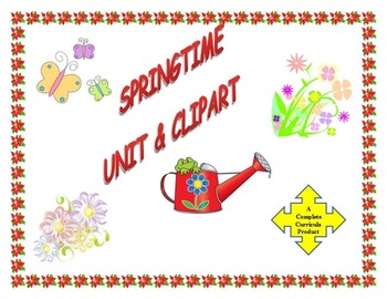 Preview of Springtime SIOP Unit & Clipart Collection