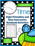 Spring Telling Time Printables and Interactive Notebook Ac